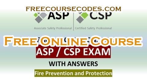 100% OFF ASP / CSP Exam Preparation - Fire Prevention and Protection Coupon Code
