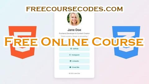 100% OFF Create Your Own Link-in-Bio Website with HTML & CSS Coupon Code