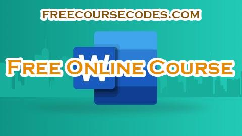 100% OFF The Complete Microsoft Word Course: Learn Word Step by Step Coupon Code