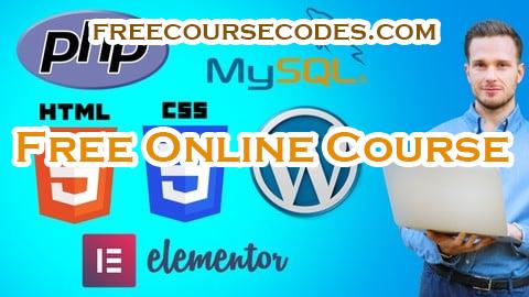 100% OFF Web Development Bootcamp with HTML CSS PHP MySQL Wordpress Coupon Code